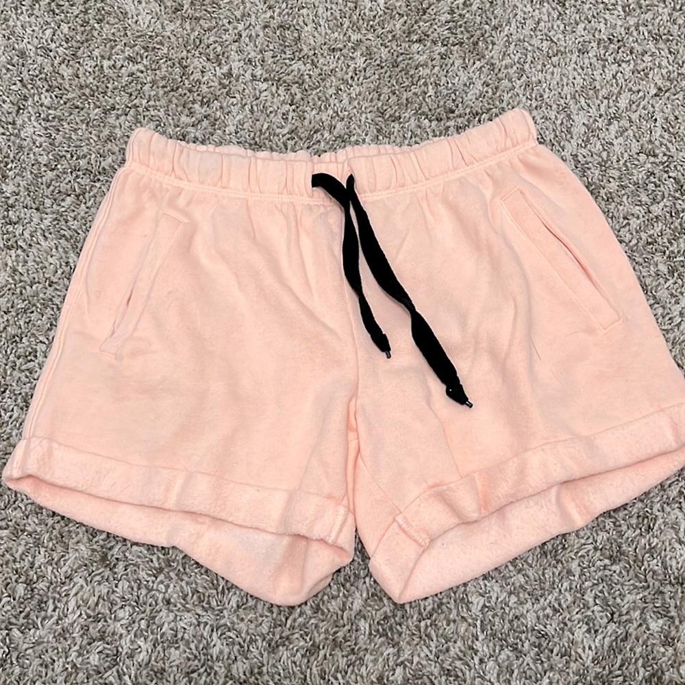 pink comfy lounge shorts